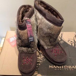 Manitobah Mukluks Rosary Spence Woodland Boots
